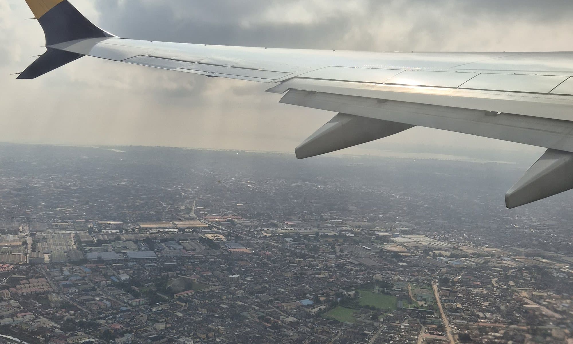 Aerial view over a destination on an EnLight itinerary